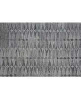 Feizy Beckett R0814 Gray 5' x 8' Area Rug