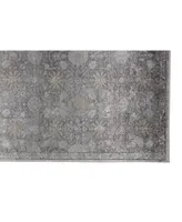 Feizy Sarrant R3963 Charcoal 2'8" x 8' Runner Rug