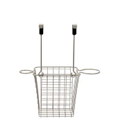 Spectrum Grid Over The Cabinet Hair Dryer Holder Accessory Basket