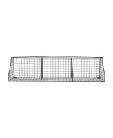Spectrum Diversified Wall Mount Triple Storage Wire Basket