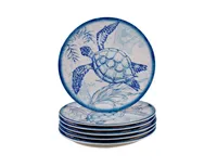 Certified International Oceanic Melamine 6-Pc. Salad Plates