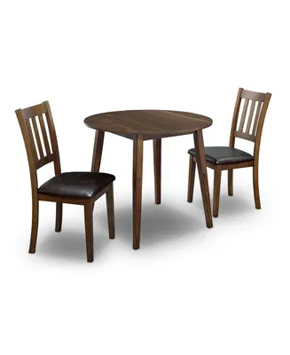 Hedgecrow Round 3-Piece Dining Table Set