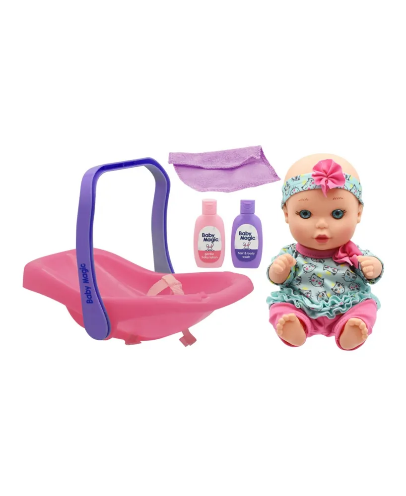 Baby Magic Tote Along Baby Bath Set with Toy Baby Doll Scented