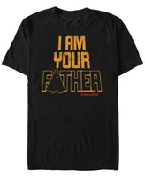 Fifth Sun Men's Star Wars Vader I Am Your Father Silhouette Short Sleeve T-shirt