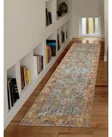 Amer Rugs Eternal Ete- Turquoise 2'7" x 7'6" Runner Rug