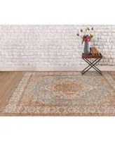 Amer Rugs Eternal Ete 3 Aqua Ivory Rug