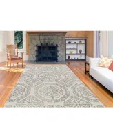 Amer Rugs Boston Bos-22 White 8' x 11' Area Rug