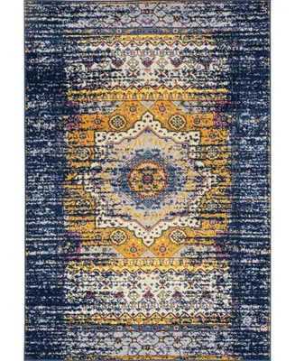 Amer Rugs Manhattan Man-34 Navy 5'3" x 7'6" Area Rug