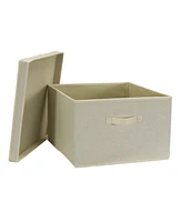 Household Essential Jumbo Fabric Storage Bins 2 Pack