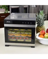 Aroma Afd-965SD 6 Tray Electric Food Dehydrator with Glass Door