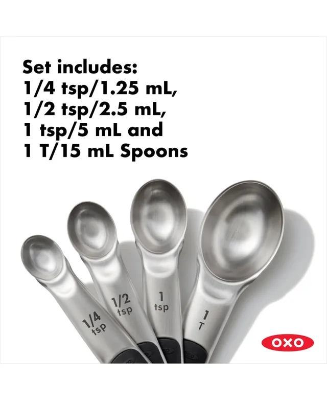 Oxo Magnetic Measuring Spoons, Set/4 - MyToque