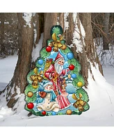 Designocracy Christmas Arrival Wooden Decor