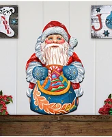 Designocracy Birdie Santa Wall Hanging