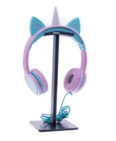 Gabba Goods Kids SafeSounds Unicorn Led Light-Up Wired Headphones