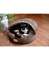 Armarkat Cuddle Cave Cat Bed With Anti Slip Bottom for Cat Kitty Puppy Animals, Cat Slipper Bed C31HKF/Bw