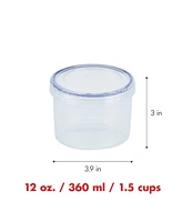 Lock n Lock Easy Essentials 24-Pc. Twist Food Storage Containers