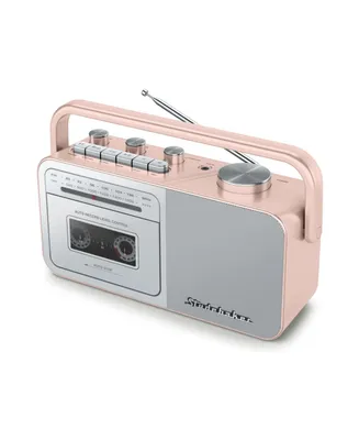 Studebaker SB2130RG Portable Cassette Player/Recorder with Am/Fm Radio