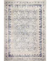 Closeout! Bb Rugs Mesa Mes-05 Ivory, Blue 3'6" x 5'6" Area Rug