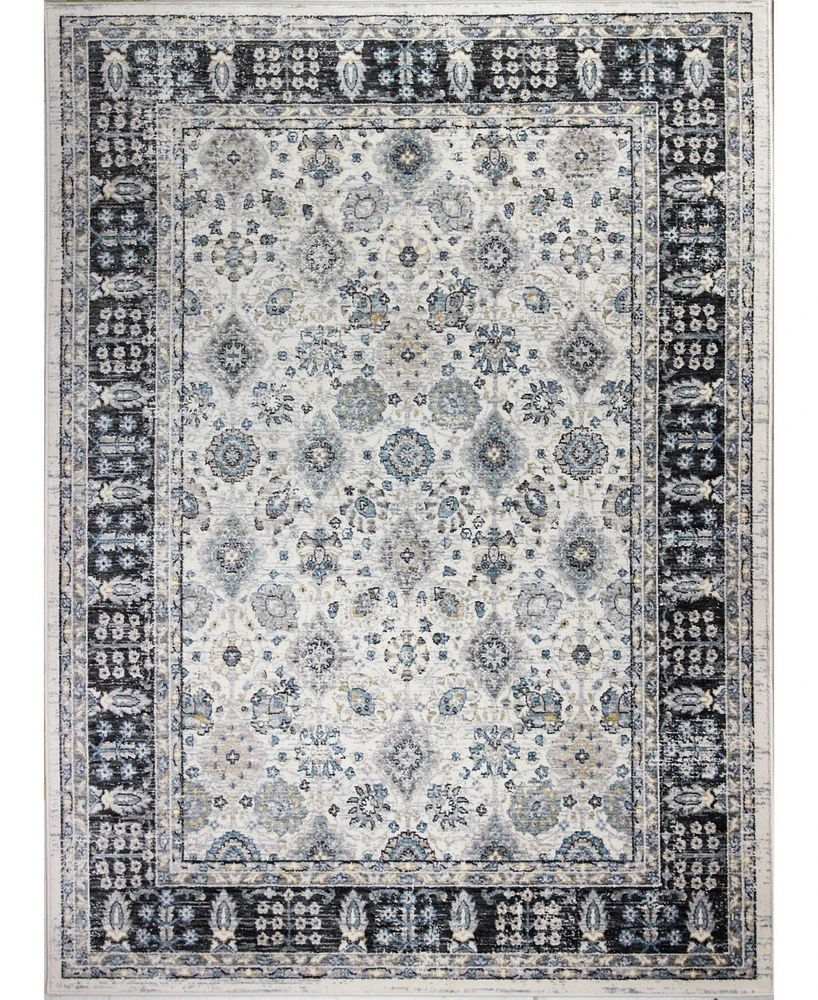 Closeout! Bashian Plymouth Ply-08 Ivory 2'6" x 8' Runner Rug