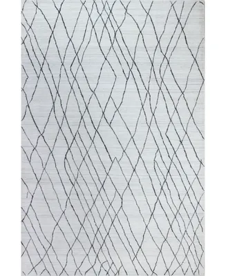 Closeout! Bb Rugs Land Lnd-06 Gray 2'6" x 8' Runner Rug