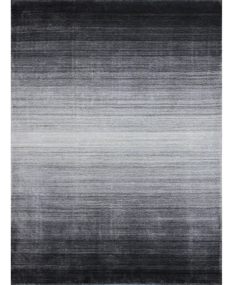 Bb Rugs Land Lnd-01 Gray 7'9" x 9'9" Area Rug