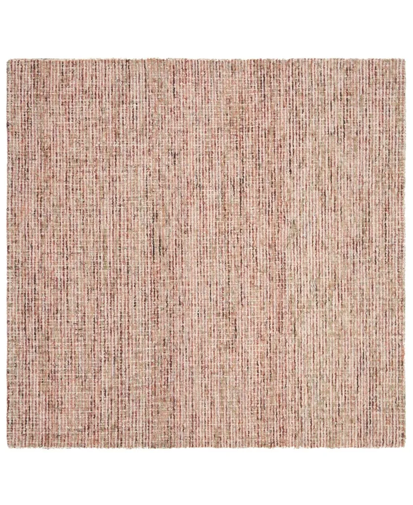 Safavieh Abstract 468 Beige and Rust 6' x 6' Square Area Rug