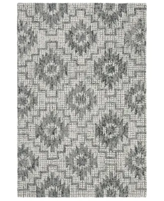Safavieh Abstract 202 Ivory and Onyx 5' x 8' Area Rug