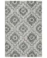 Safavieh Abstract 202 Ivory and Onyx 5' x 8' Area Rug