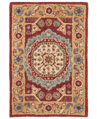 Safavieh Antiquity At501 Red and Orange 2' x 3' Area Rug