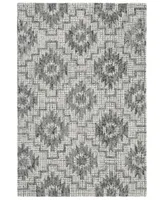 Safavieh Abstract Ivory and Onyx 4' x 6' Area Rug