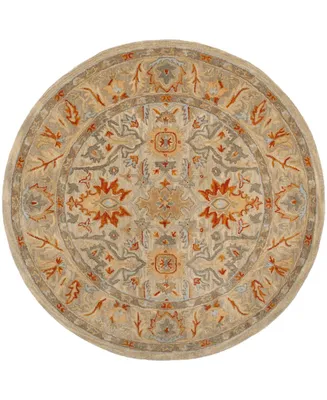 Safavieh Antiquity At63 Beige 6' x 6' Round Area Rug