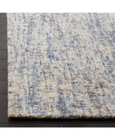 Safavieh Abstract 468 Navy and Rust 8' x 10' Area Rug