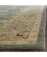 Safavieh Antiquity At849 Teal and Taupe 7'6" x 9'6" Area Rug