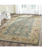 Safavieh Antiquity At849 Teal and Taupe 4' x 6' Area Rug