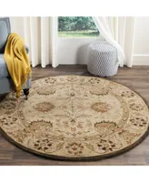 Safavieh Antiquity At812 Beige 6' x 6' Round Area Rug