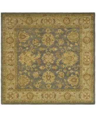 Safavieh Antiquity At312 Blue and Beige 6' x 6' Square Area Rug