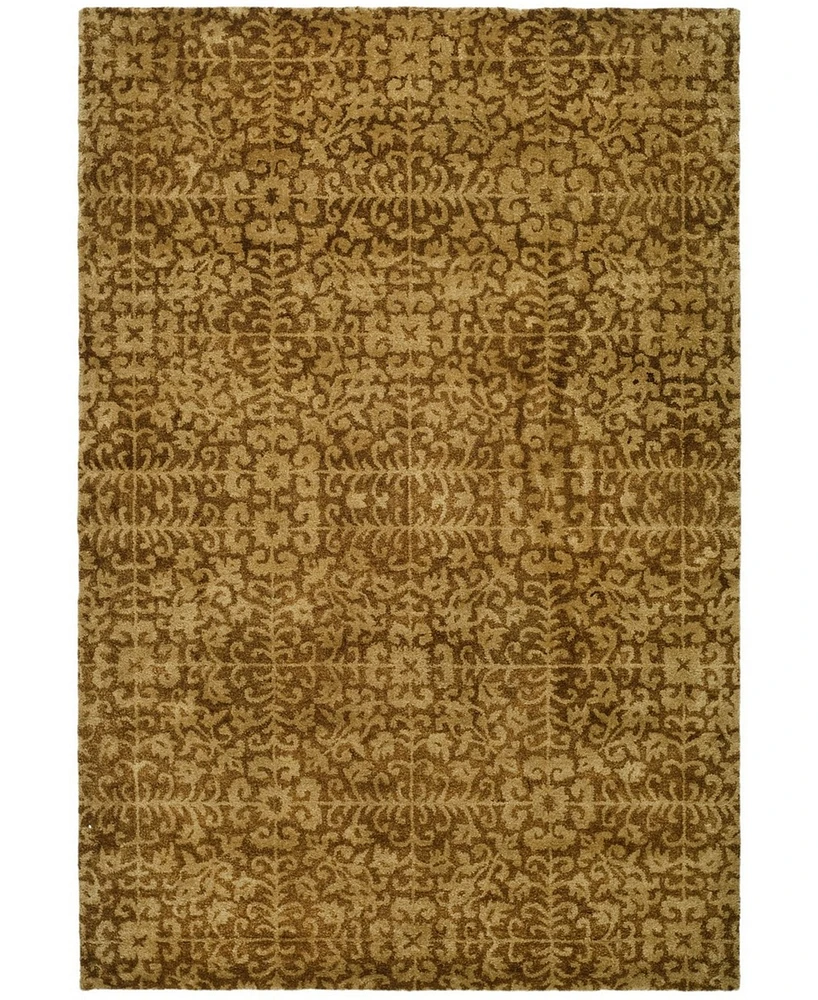 Safavieh Antiquity At411 Gold and Beige 6' x 9' Area Rug