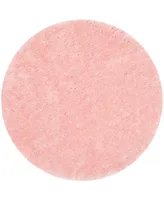 Safavieh Arctic Shag Sg270 Pink 5' x 5' Round Area Rug