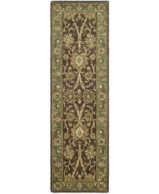 Safavieh Antiquity At249 Chocolate 2'3" x 10' Runner Area Rug