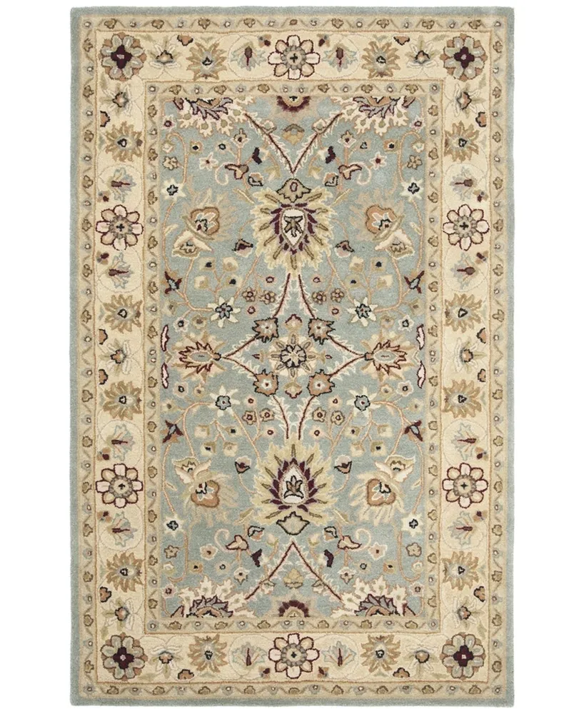 Safavieh Antiquity At249 Mist and Ivory 6' x 9' Area Rug