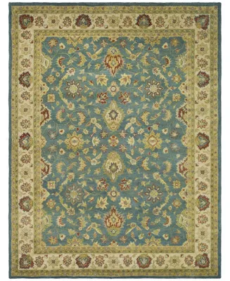 Safavieh Antiquity At15 Blue and Beige 7'6" x 9'6" Area Rug
