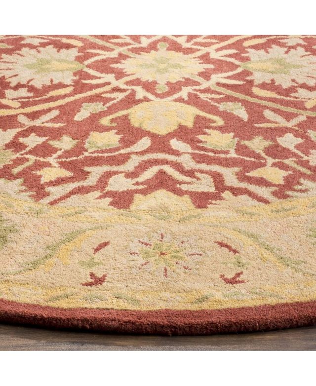 Safavieh Antiquity At14 Rust 7'6" x 9'6" Oval Area Rug