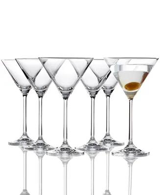 Lenox Tuscany Martini Glasses 6 Piece Value Set