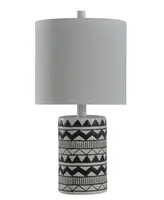 StyleCraft Ceramic Metal Table Lamp