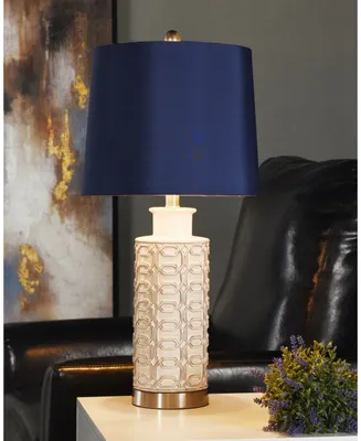 StyleCraft Ceramic Metal Table Lamp