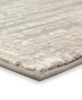 Karastan Soiree Matrix Grey 5'3" x 7'10" Area Rug