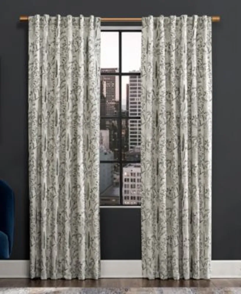 Aubry Shimmering Floral Blackout Curtain Collection