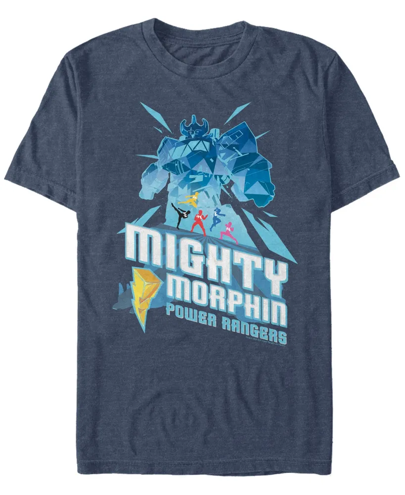 Fifth Sun Men's Mighty Morphin Short Sleeve Crew T-shirt