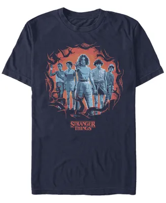 Fifth Sun Men's Stranger Things Group Pose Short Sleeve T-Shirt