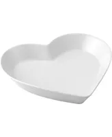 The Cellar Whiteware Heart Dinner Bowl, Created for Macy's